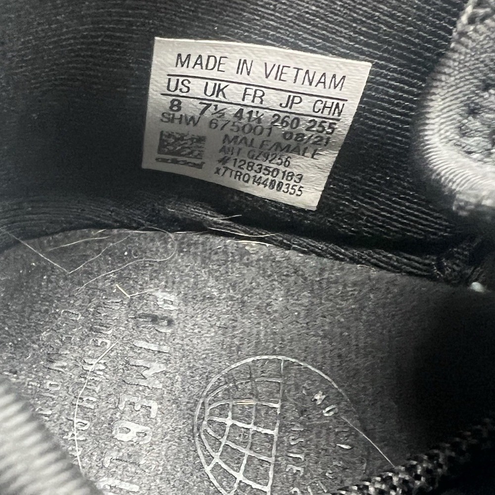 Adidas Originals NMD R1 Triple Black Running Shoes - Men's Size 8 USED - Picture 8 of 8